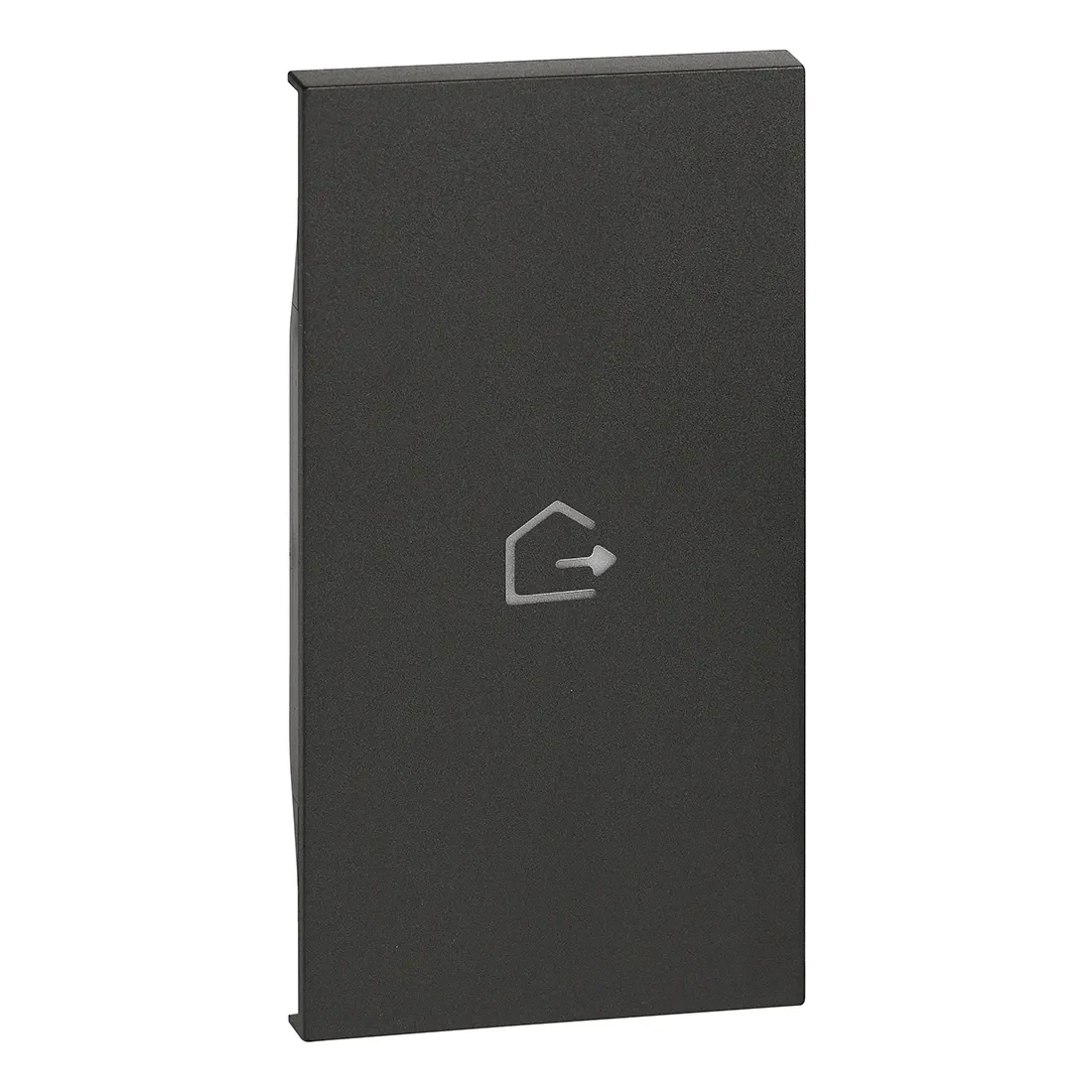 Legrand BTicino KG01MH2GEN LivingNow 2M Tasten- abd. MyHome+Symbol Haus verlassen Black
