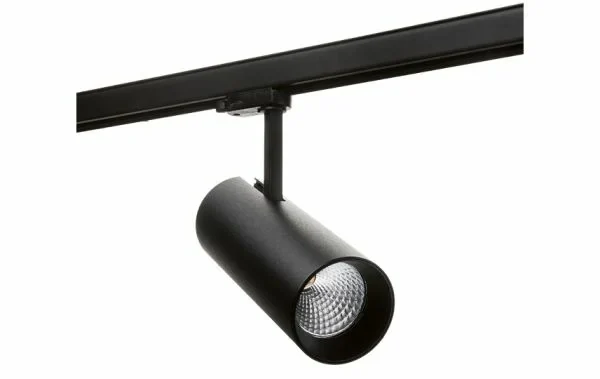 SG LEUCHTEN LED-Schienenstrahler 26W dimmbar TUBE 314476 Konverter 1LED schwarz 4000K weiß schwarz matt