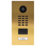 DoorBird D2101V IP Video Türsprechanlage – Gold-Optik (PVD)