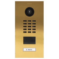 DoorBird D2101V IP Video Türsprechanlage – Gold-Optik (PVD)