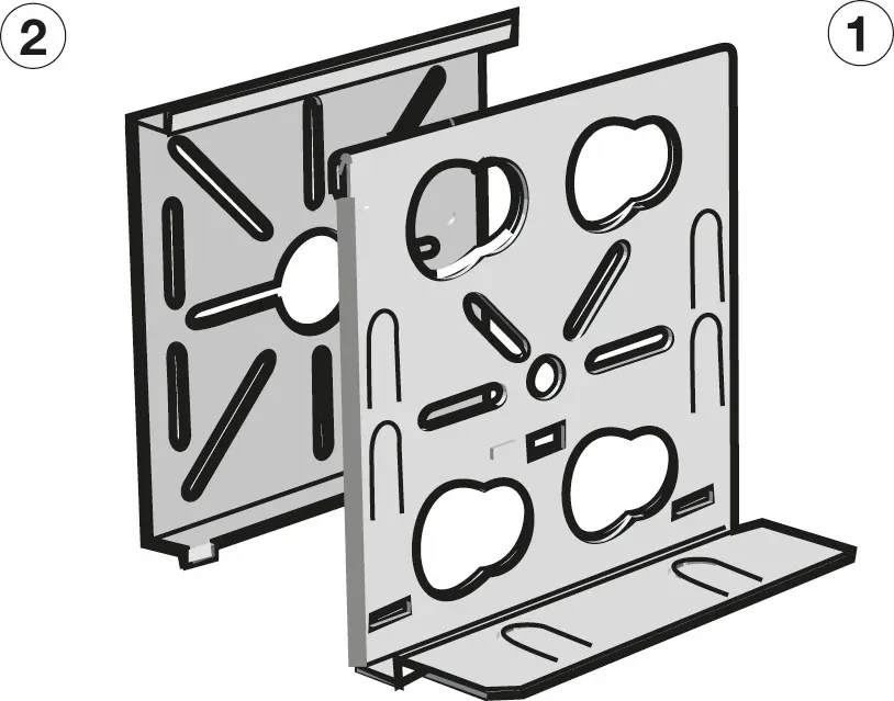 Legrand Cablofil CM585114 SBD V4A Abzweigdosen- träger Edelstahl (1.4404)