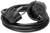 Kopp 143105040 Verlängerung 2m H 05 VVf 3G1,5qmm schwarz