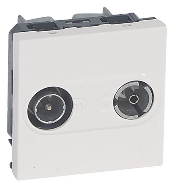 Legrand Legrand 078788 TV-R Enddose 2-modulig Mosaic ultaweiß