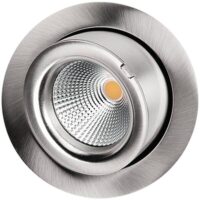 SG LEUCHTEN LED-Einbaustrahler 9W Konverter JUNISTAR 903402 1LED Edelstahl 4000K weiß Edelstahl