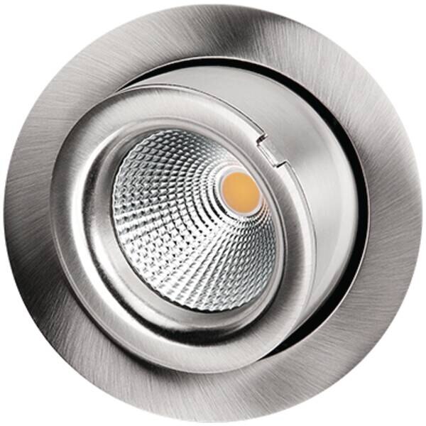 SG Leuchten SG LEUCHTEN LED-Einbaustrahler 9W Konverter JUNISTAR 903402 1LED Edelstahl 4000K weiß Edelstahl