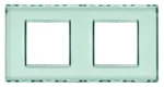 BTicino LND4802M2KR LivingLight Abdeckrahmen 2-fach 2+2M Kristall