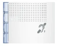 Bticino 352702 Frontblende Induktion Allwhite