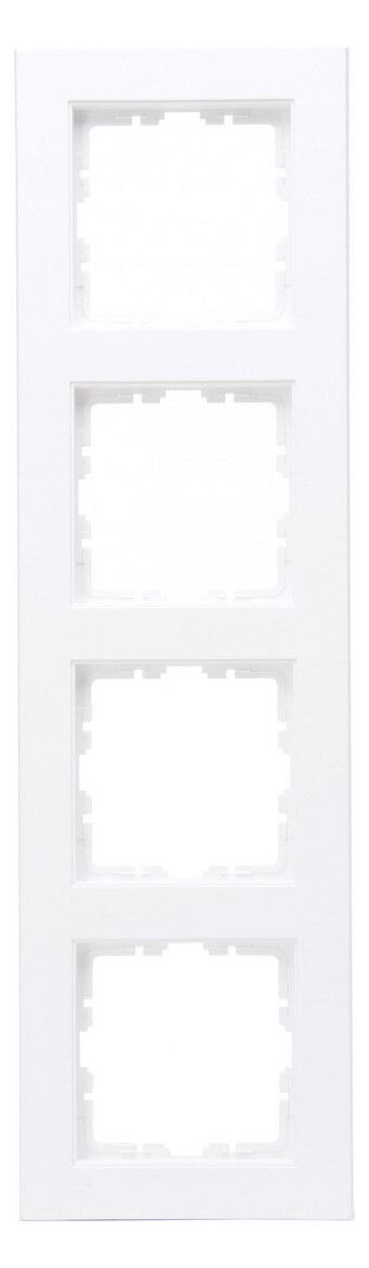 Kopp Kopp 402832001 HK07-Abdeckrahmen 4-fach Farbe:arktisweiß matt