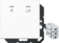 Jung Hotelabdeckung mit LED-Einheit 24 V LS CU KO5 M 24 WW