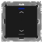 MDT KNX Taster 1-fach Light 55 schwarz matt Jalousie BE-TAL55T106.A1