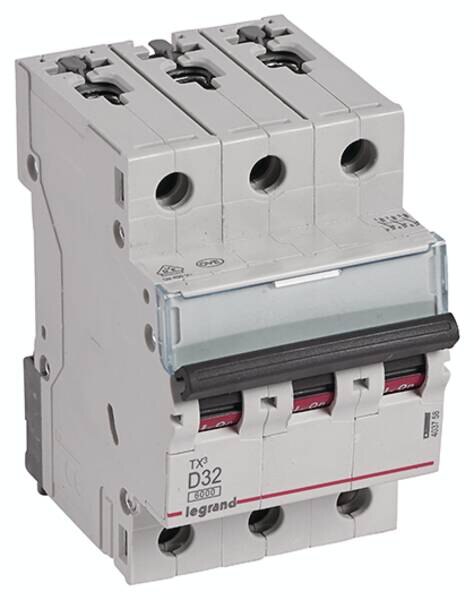 Legrand Legrand 403758 TX3 LS-Schalter D 32A 3-polig 6kA 400VAC 3TE