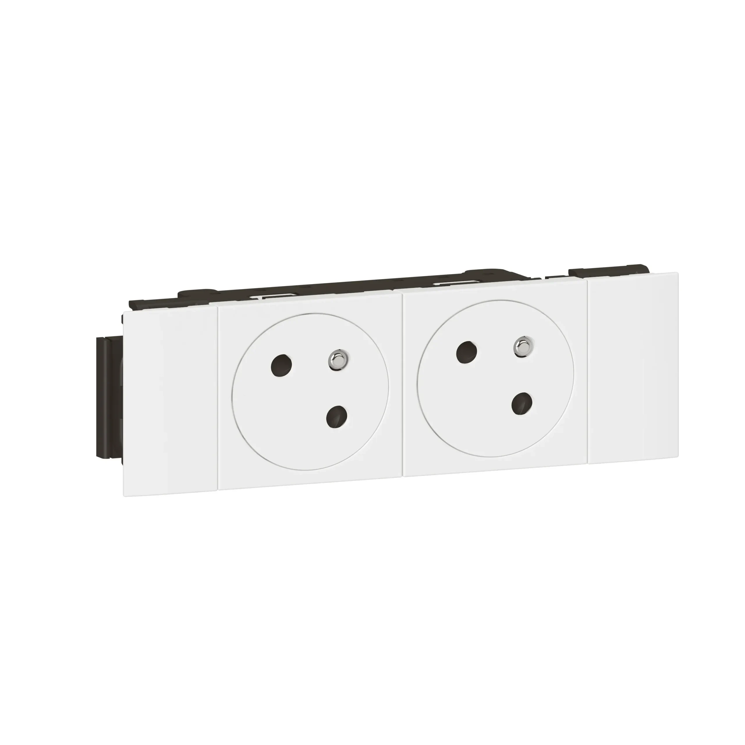 Legrand Legrand 077102L MSC Link 2xSteckdose F/B Std DLP-Clip erhöht Berührungsschutz ultraweiß