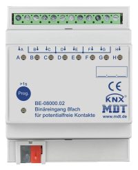MDT Technologies Binäreingang 8-fach 4TE REG, potentialfrei BE-08000.02