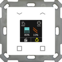 MDT technologies Jalousietaster Smart 4-fach mit Farbdisplay BE-JTA5504.01
