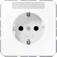 Jung SCHUKO-Steckdose 16A 250V mit Schriftfeld CD 1520 BFNA WW