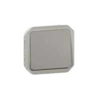 Legrand 069541L Plexo New Einsatz Taster Wechselkontakt 10 A Steckklemme IK 08 Grau