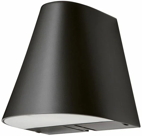 SG Leuchten SG LEUCHTEN LED-Wandanbauleuchte 11W schwarz SPIKE 614910 3000K 840lm