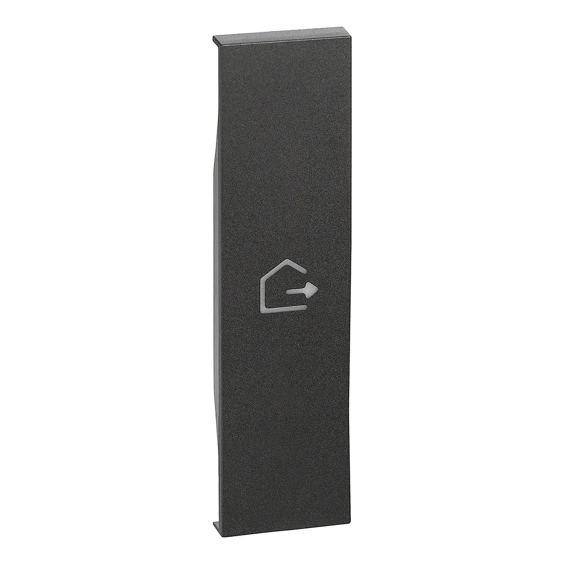Legrand BTicino KG01MHGEN LivingNow 1M Tasten- abd. MyHome+Symbol Haus verlassen Black