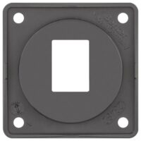 Berker 945572505 Tragplatte für AMP Modular Jacks 1-fach Integro anthraz. gl.