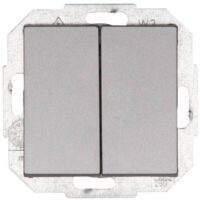 Kopp 587547084 Serienschalter 10AX 250V Athenis stahl