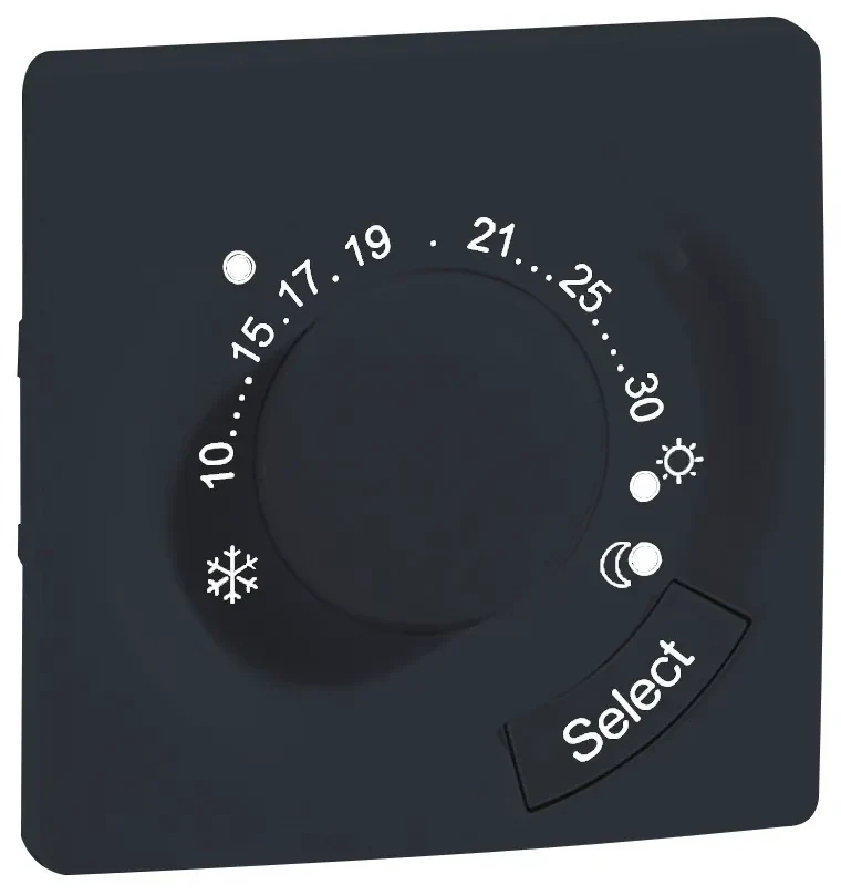 Legrand Legrand 864567 Abdeckung Thermostat Niloe Step schwarz