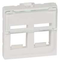 Legrand 078610 Keystone Adapter 2-fach Mosaic weiß