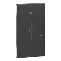 BTicino KG43M2 LivingNow 2M Taste für Roll laden-Wandsender with Netatmo Black