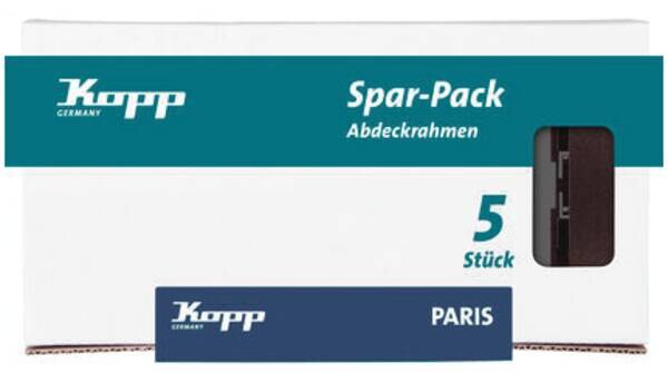 Kopp Kopp 402526016 5 Abdeckrahm.2.PAR brau