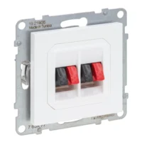Legrand 765177 SEANO Lautsprecher-Anschluss 2-fach mit Federklemmen
