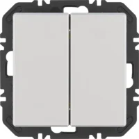 Berker Modul mit Wippe 2-fach Q.x aluminium samt 24126184