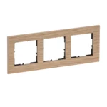 Legrand 766143 SEANO Natura 3-fach Rahmen aus Echtmaterial Farbausführung Eiche