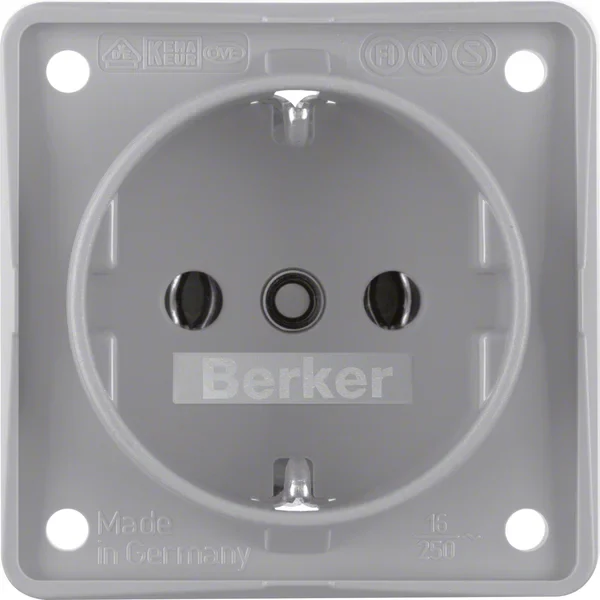Berker Berker Schuko-Steckdosegr mit Schraubklemmen 941852506
