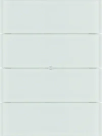 Berker Tastsensor 4-fach Glas polarweiß 75164590