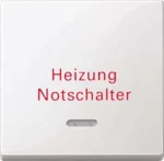 Merten Wippe Kontr Fenster pws/gl Aufdruck Heizung 435119