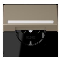 Jung LC1520BFNAKL242 SCHUKO-SteckdoseKI mit Klappdeckel mit S