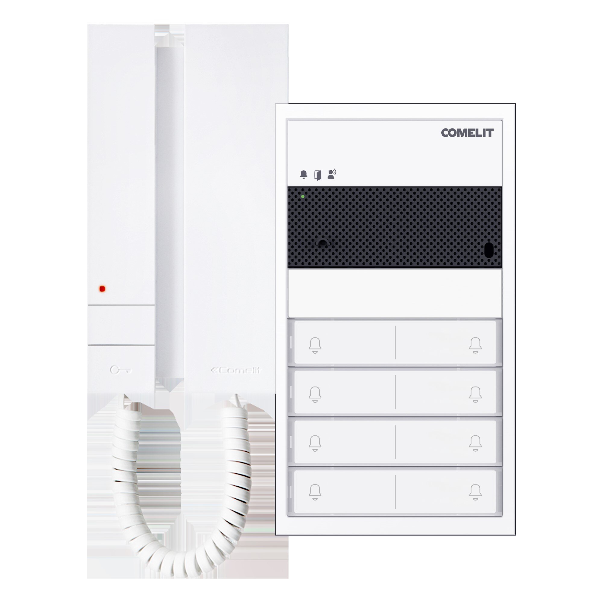Comelit Comelit KAU2208 Paketlösung Ultra Audio Aufputz 8 Wohneinheiten Mini mit Hörer SB2