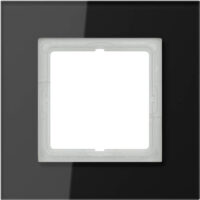 Jung Glasrahmen 1-fach schwarz waage/senkrecht LSP 981 GL SW
