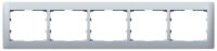 Legrand 771305 Rahmen 5-fach waagerecht Galea soft Aluminium