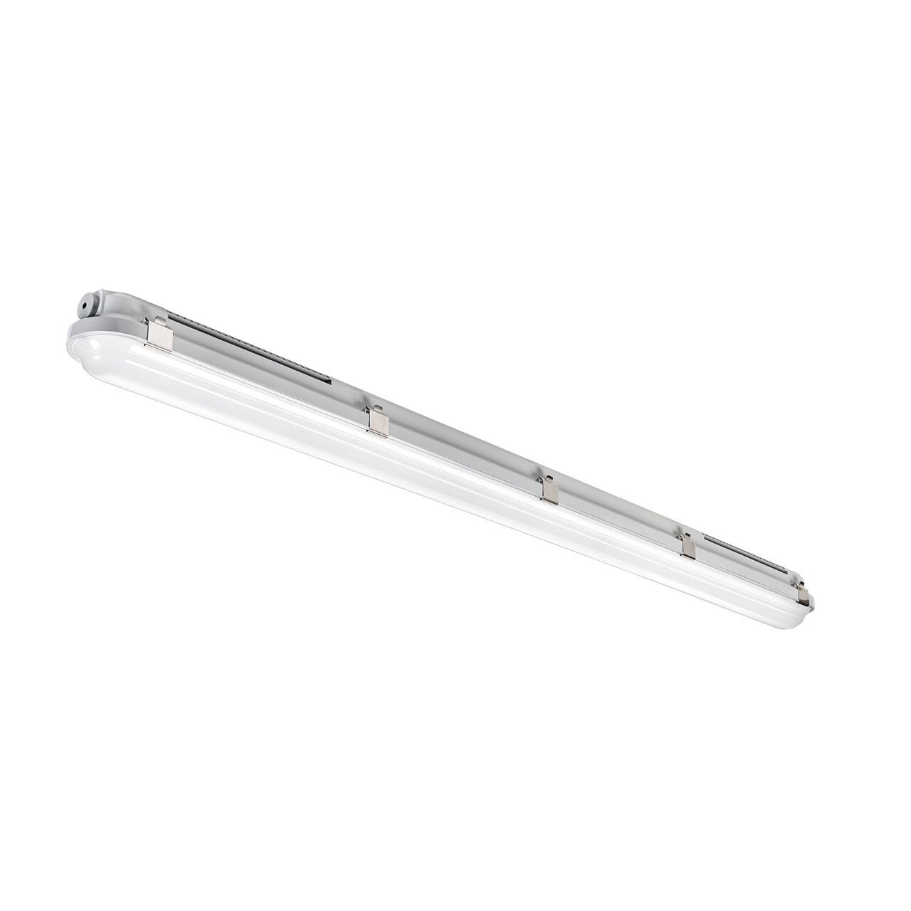 SG Leuchten SG LEUCHTEN LED-Feuchtraumleuchte 34W grau TYSNES 120031 4000K 5040lm Konverter