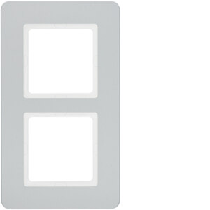 Berker Berker 10126184 Rahmen 2-fach Q.7 aluminium samt lackiert
