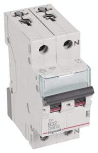 Legrand 403375 TX3 LS-Schalter B 32A 1-polig+N 6kA 230VAC 2TE