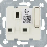 Berker Steckdosen-Einsatz British Standard weiß 53420212