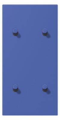 Jung LC12-25R0206 Abdeckung mit Kipphebel "Zylinder" 2x2 Kipphebel senkrecht LS 1912 ble
