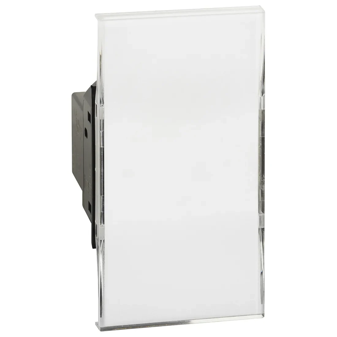 Legrand BTicino K4040V12 LivingNow 2M Taster 12VAC mit Namenschild und LED-Beleuchtung