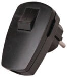 Kopp 170405009 SCHUKOSTECKER mit SCHALTER SW