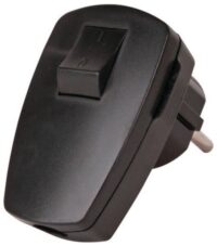 Kopp 170405009 SCHUKOSTECKER mit SCHALTER SW