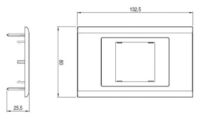 Legrand VG351049 Abdeckrahmen 2Module VG351049