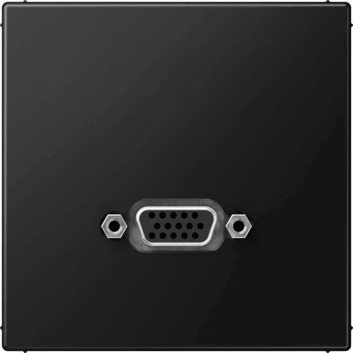 Jung Jung Multimedia-Anschlusssystem graphitschwarz matt MA LS 1102 SWM