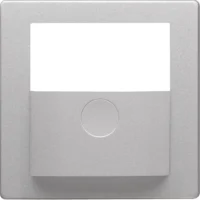 Berker Abdeckung KNX aluminium samt 80960421