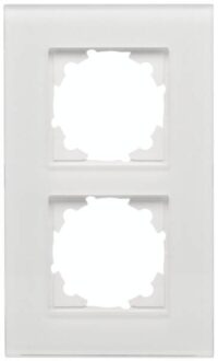Kopp 405402001 Glas-Rahmen 2-fach HK07 reinweiß